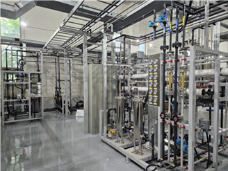 상하수도 모형 실증플랜트 전경