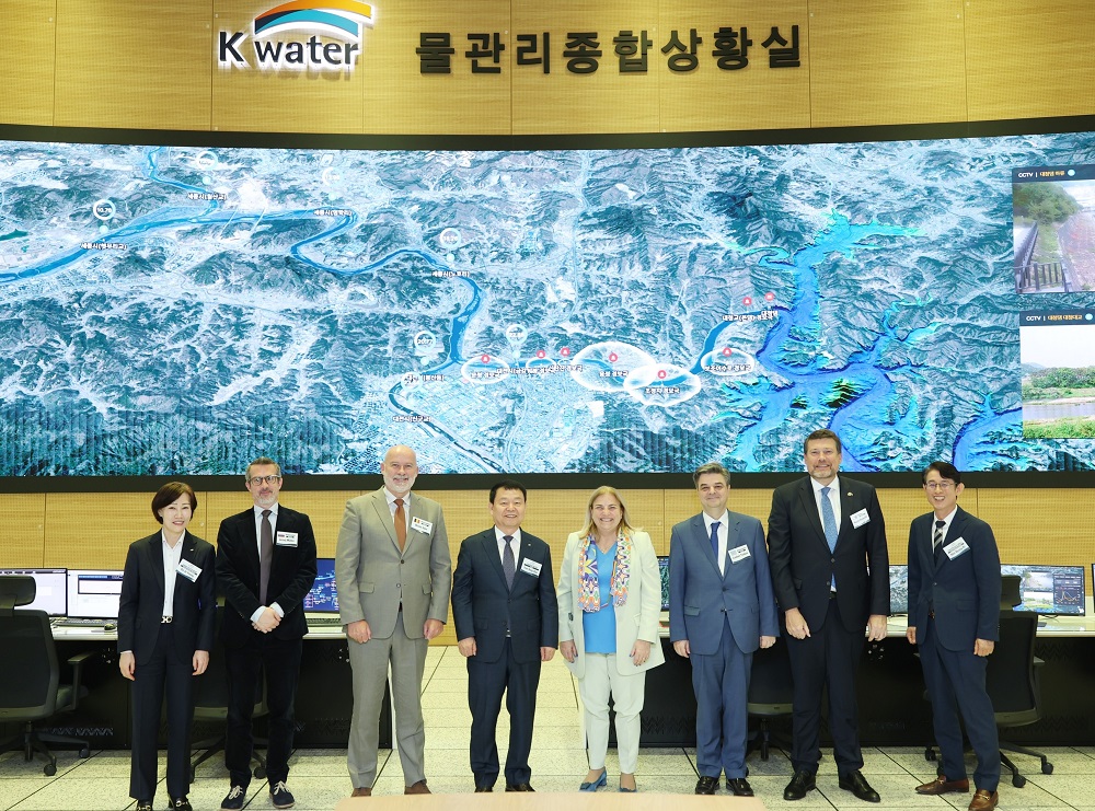 한국수자원공사 찾은 주한 EU 및 회원국 대사 대표단 